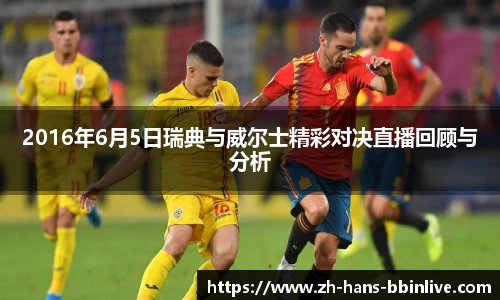2016年6月5日瑞典与威尔士精彩对决直播回顾与分析
